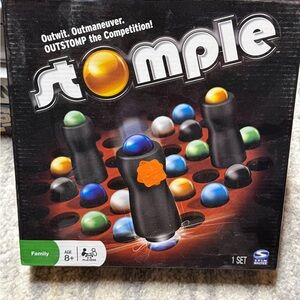 Stomple Family Strategy Game - Black and Orange